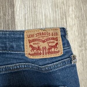 Levi's Indigo Denim with Tan Patch